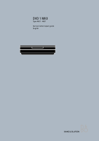 Bang & Olufsen - DVD-1_Mk2-Service-Manual
